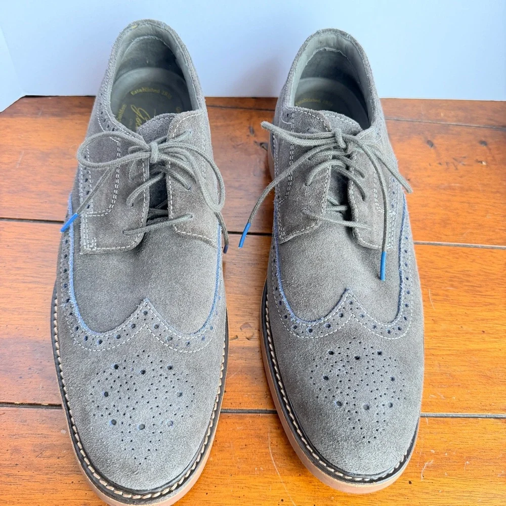 Sperry Top-Sider Gold Cup Suede Wingtip Oxford Shoes Men’s 11.5 – Deerskin Lined